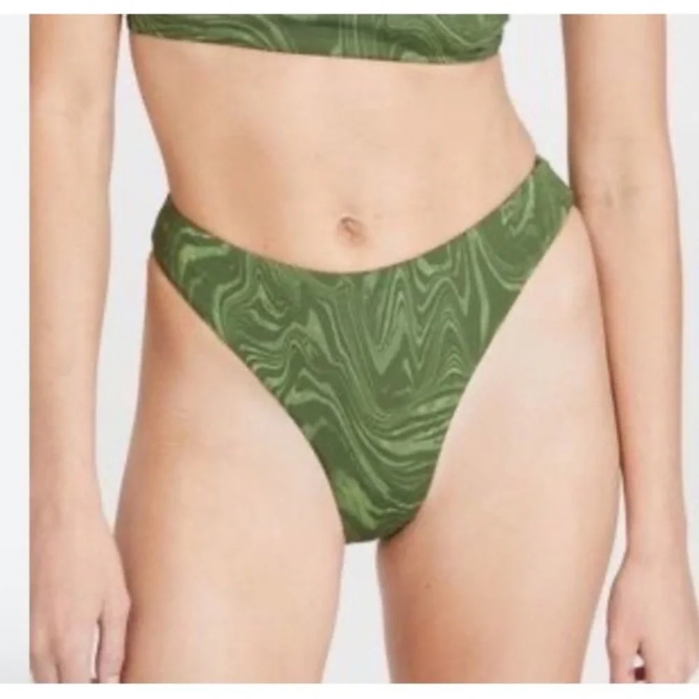 NWOT Good American Always fit Good Waist Swim Bikini Bottom Women 2/Med China
